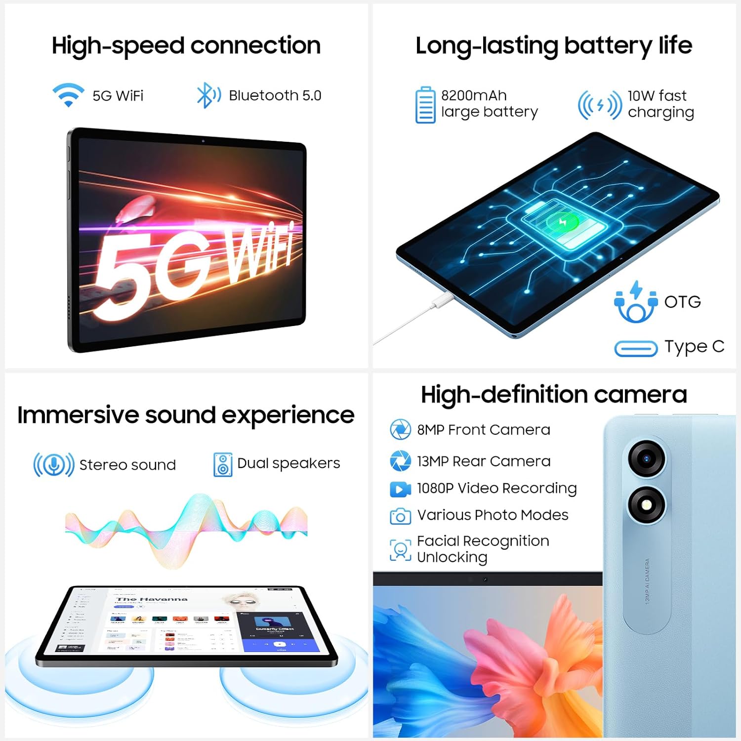 Foto 3 pulgar | Tablet Blackview Tab9 11 Pulgadas 18 GB RAM 256 GB - Venta Internacional