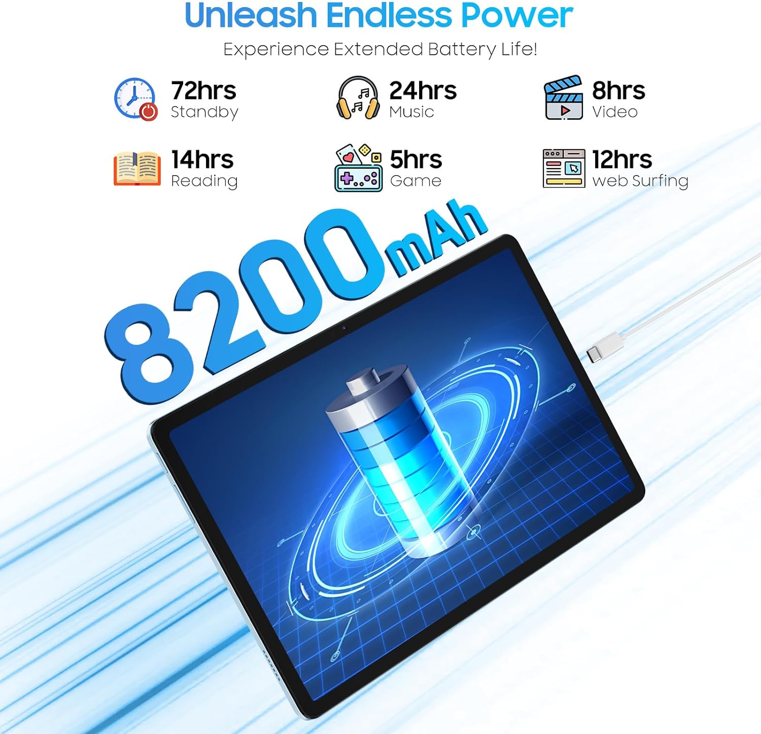 Foto 2 | Tablet Blackview 5G Tab90 11 Pulgadas 128 GB ROM 12 GB RAM - Venta Internacional