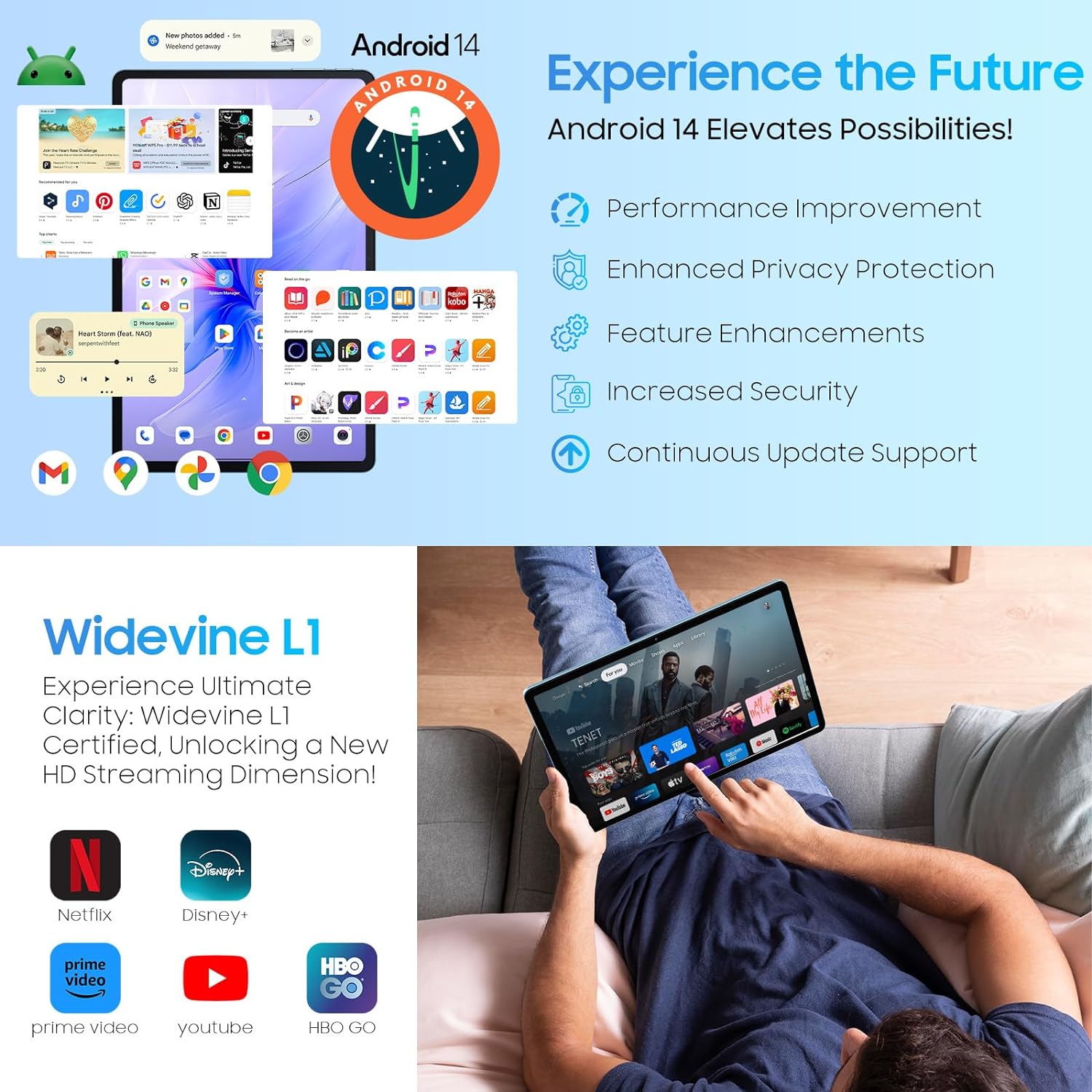 Foto 7 pulgar | Tablet Blackview 5G Tab90 11 Pulgadas 128 GB ROM 12 GB RAM - Venta Internacional