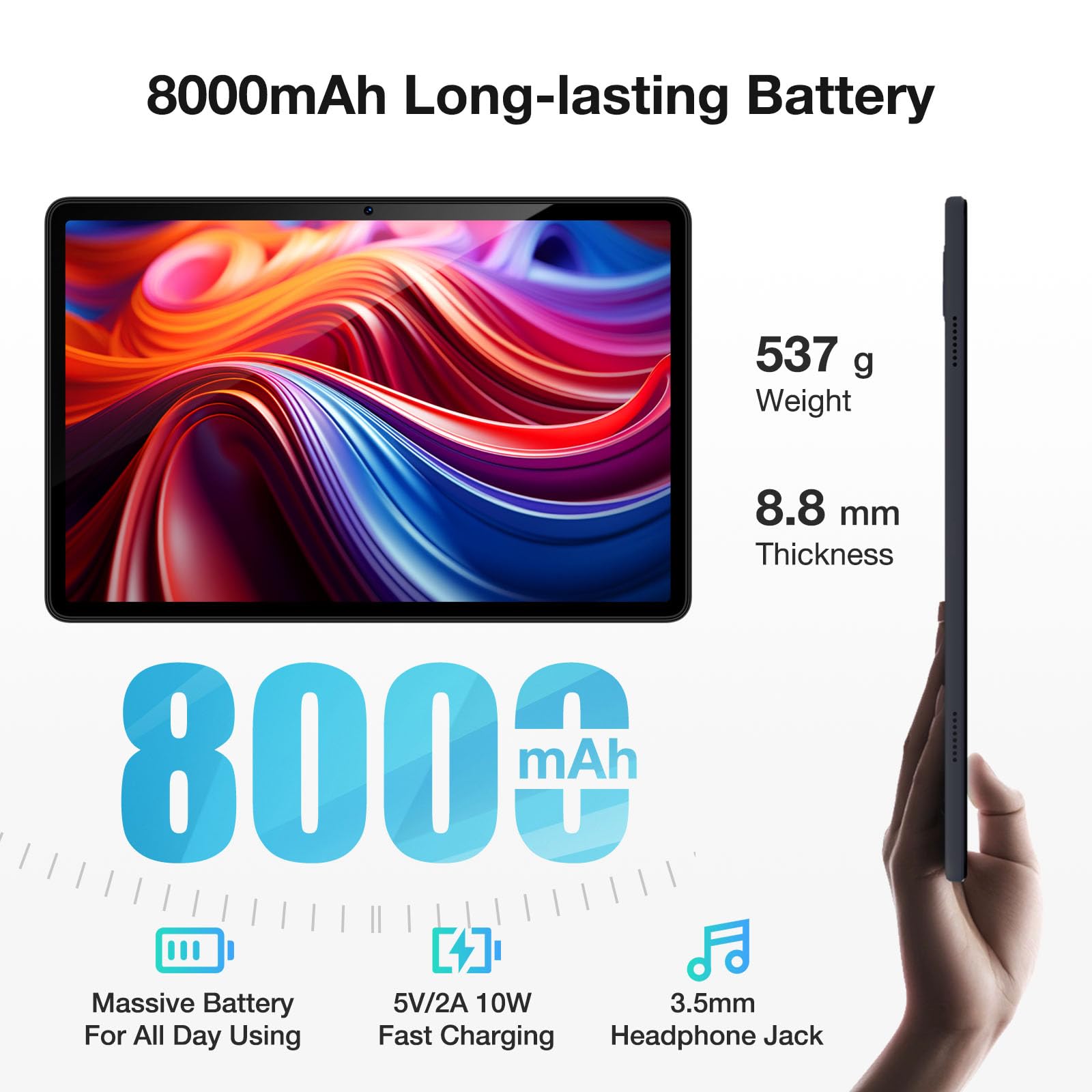 Foto 8 pulgar | Tablet Doogee T30e De 11 Pulgadas  9 Gb De Ram  128 Gb De Rom  Android 14 - Venta Internacional.