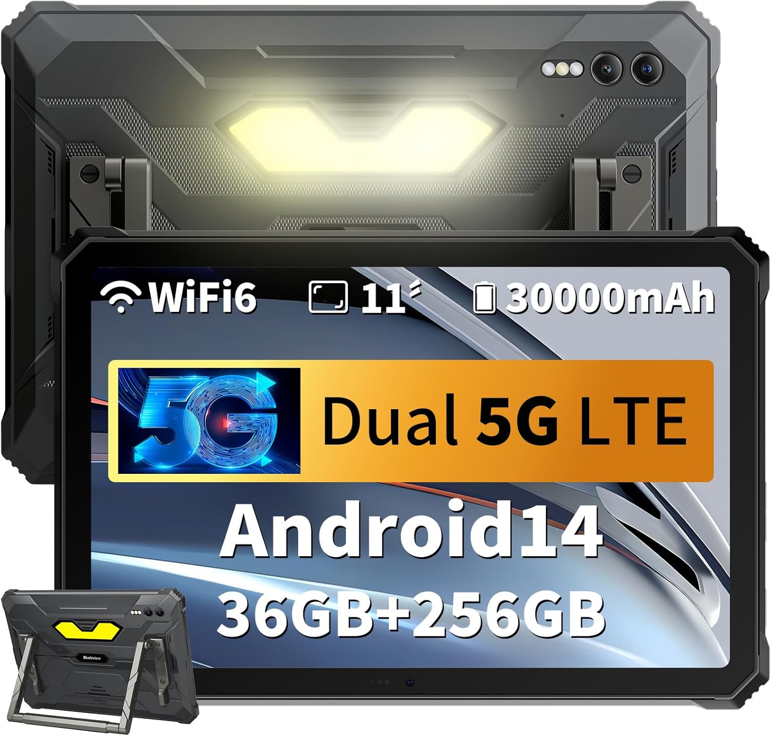 Foto 2 pulgar | Tablet Blackview Active 10 Pro 5g, 36 Gb De Ram, 256 Gb De Rom, 3000 Mah - Venta Internacional.