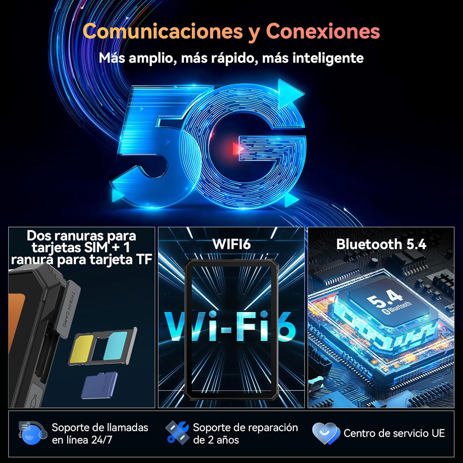 Foto 3 pulgar | Tablet Blackview Active 10 Pro 5g, 36 Gb De Ram, 256 Gb De Rom, 3000 Mah - Venta Internacional.