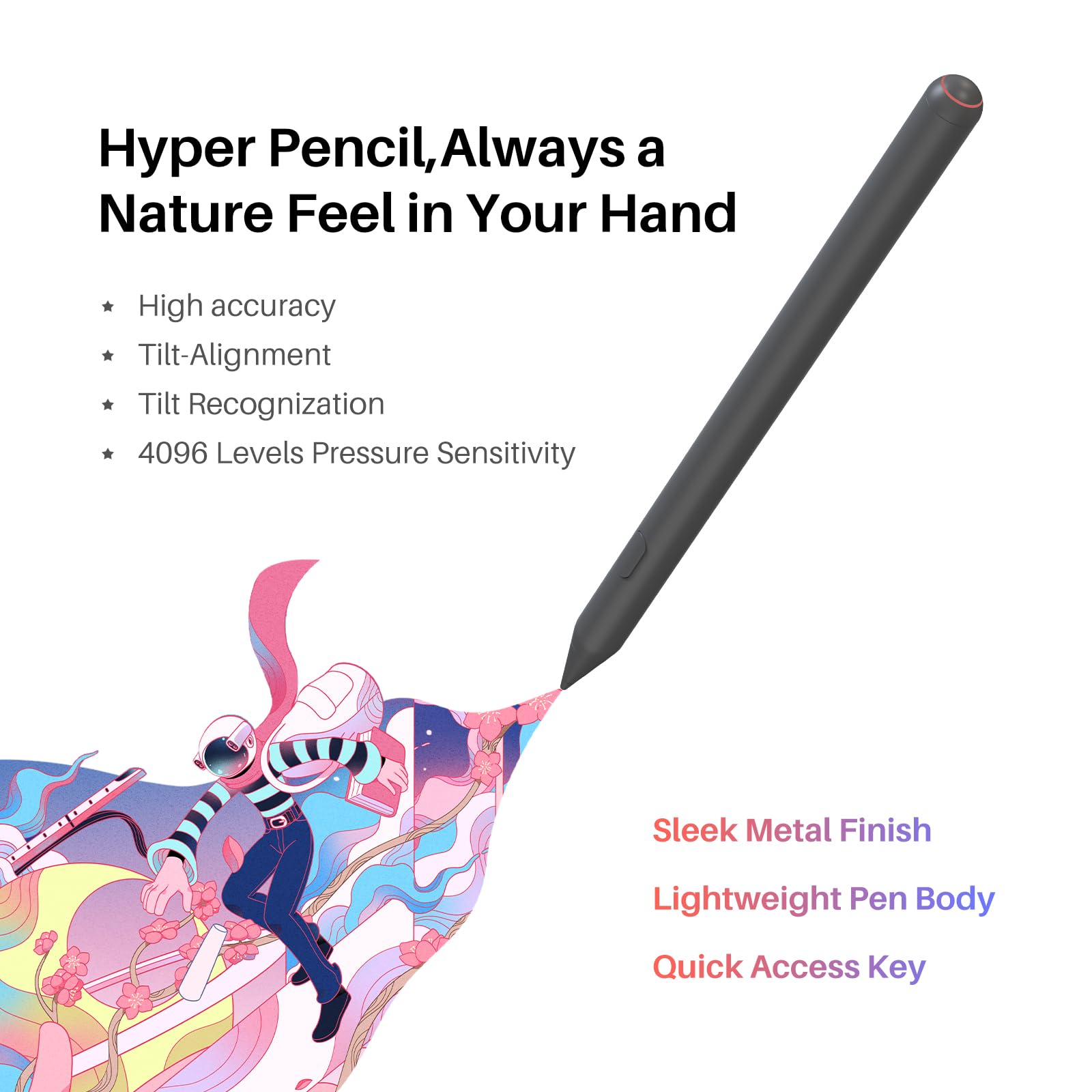 Foto 5 pulgar | Tableta De Dibujo Huion Kamvas Slate 13 2k Qhd 12.7 Pulgadas Android 14