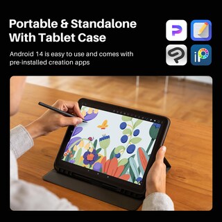 Foto 7 | Tableta De Dibujo Huion Kamvas Slate 13 2k Qhd 12.7 Pulgadas Android 14