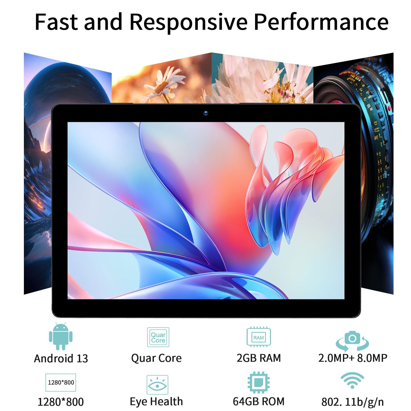 Foto 3 pulgar | Tablet Pritom Touch10 10 Pulgadas Android 13 64gb + 512gb Expandir - Venta Internacional.