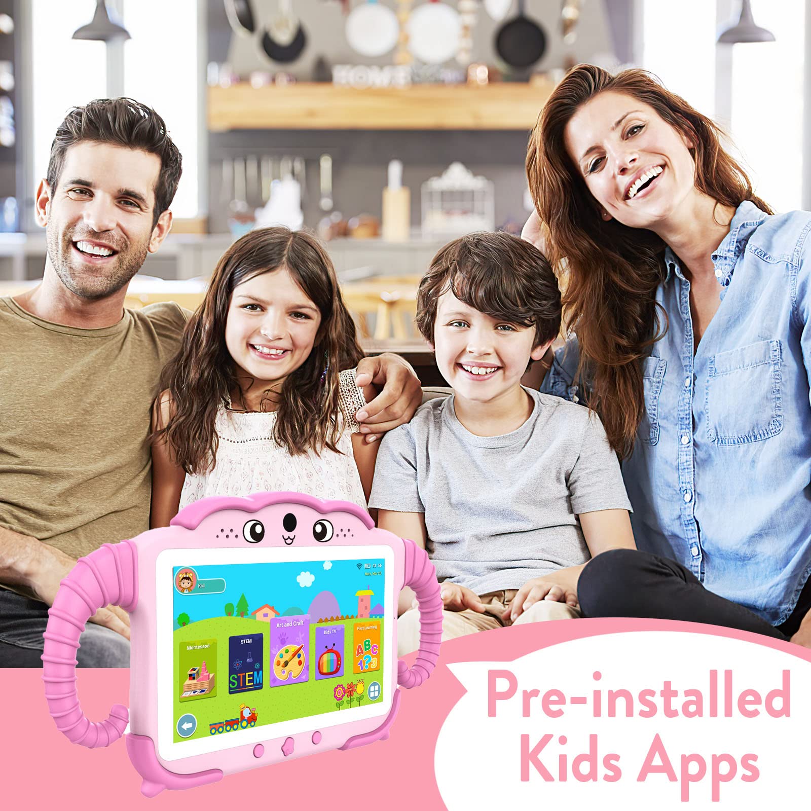 Foto 3 pulgar | Tableta Infantil Yosatoo Zids701 De 7 Pulgadas Con Doble Cámara Wifi Y Funda - Venta Internacional.