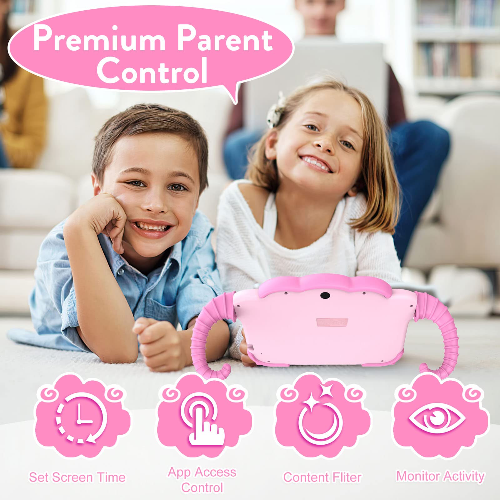Foto 6 pulgar | Tableta Infantil Yosatoo Zids701 De 7 Pulgadas Con Doble Cámara Wifi Y Funda - Venta Internacional.
