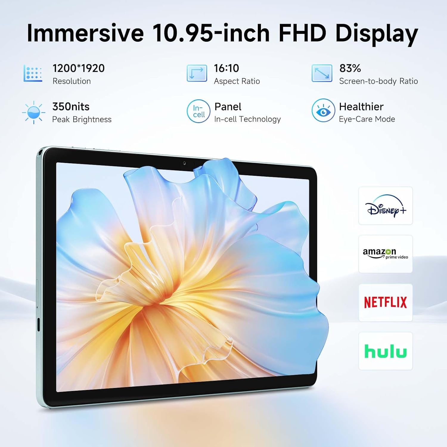 Foto 2 | Tablet Fossibot Tab 12 De 18 Gb+256 Gb  10 95 Pulgadas  Android 14  7000 Mah - Venta Internacional.