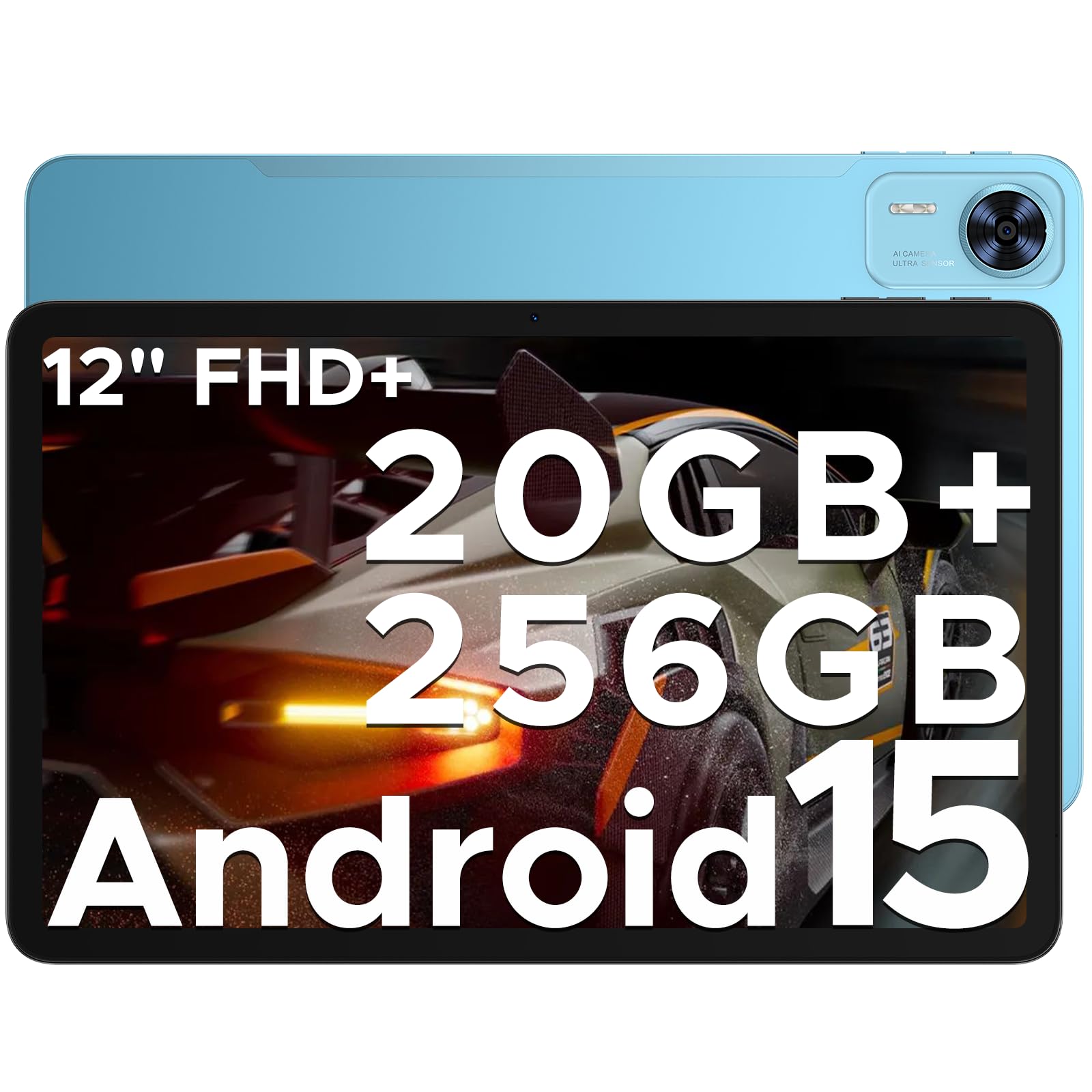 Tablet Doogee T36 (2025) Android 15 12 Pulgadas 20 Gb+256 Gb/2 Tb Azul - Venta Internacional.