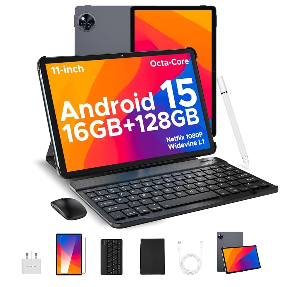Tablet Doogee U11 (2025) Android 15 16 Gb+128 Gb/2 Tb 11 Pulgadas Con Teclado - Venta Internacional.
