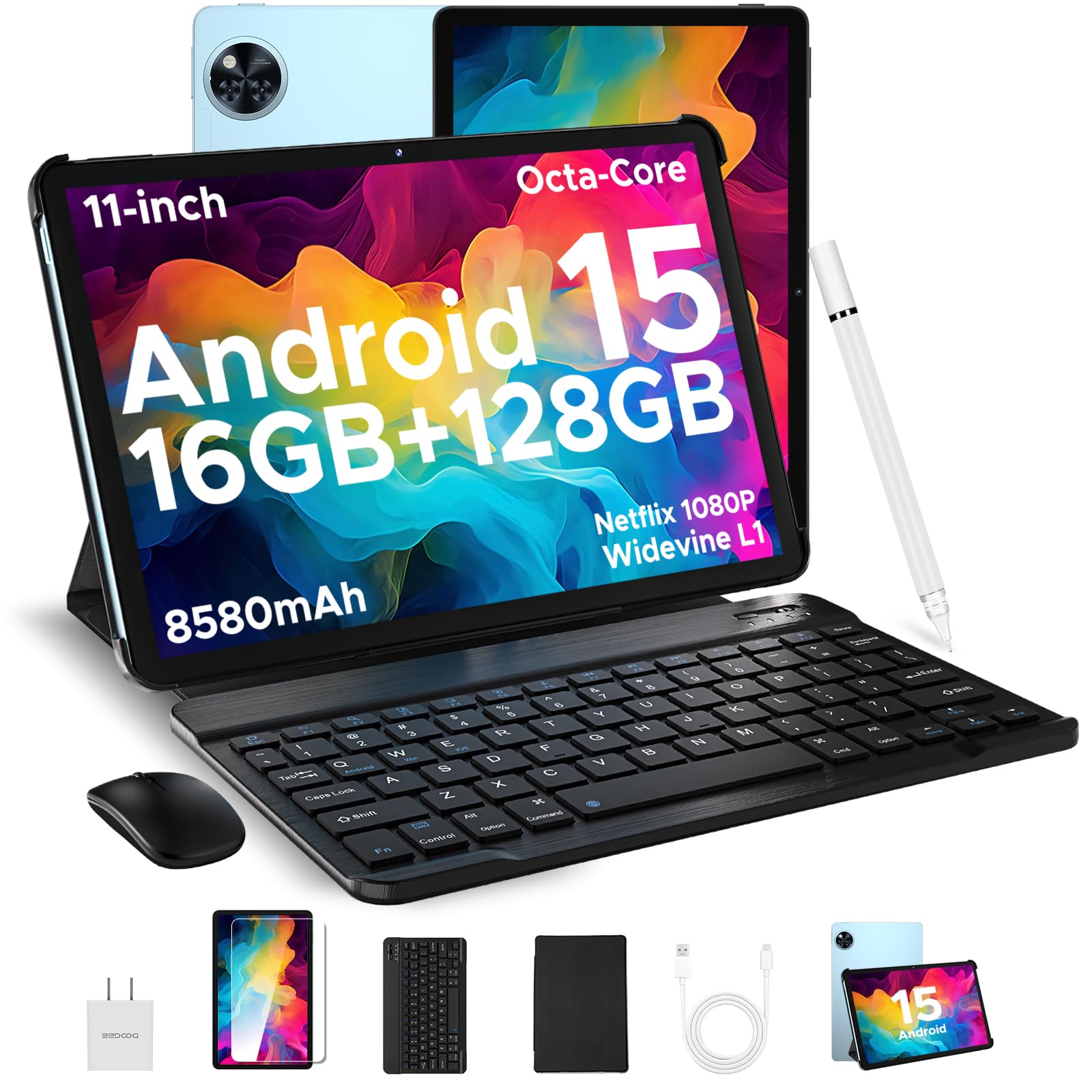 Tablet Doogee U11 (2025) Android 15 16 Gb+128 Gb/2 Tb 11 Pulgadas Con Teclado - Venta Internacional.