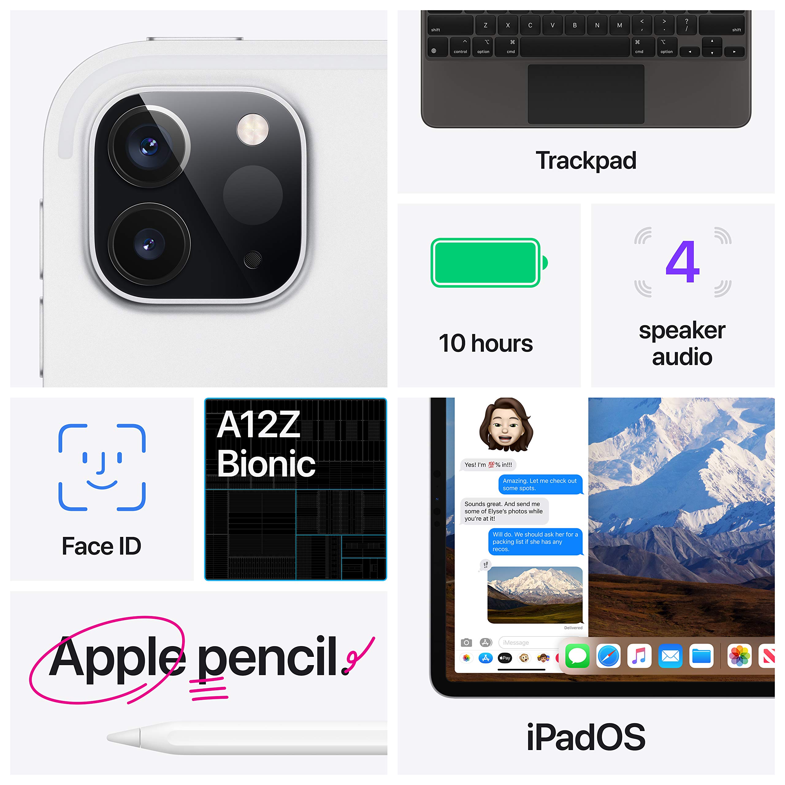 Foto 7 pulgar | Apple Ipad Pro 2020 Renovado (12 9 Pulgadas  Wi-fi  256 Gb) - - Venta Internacional.