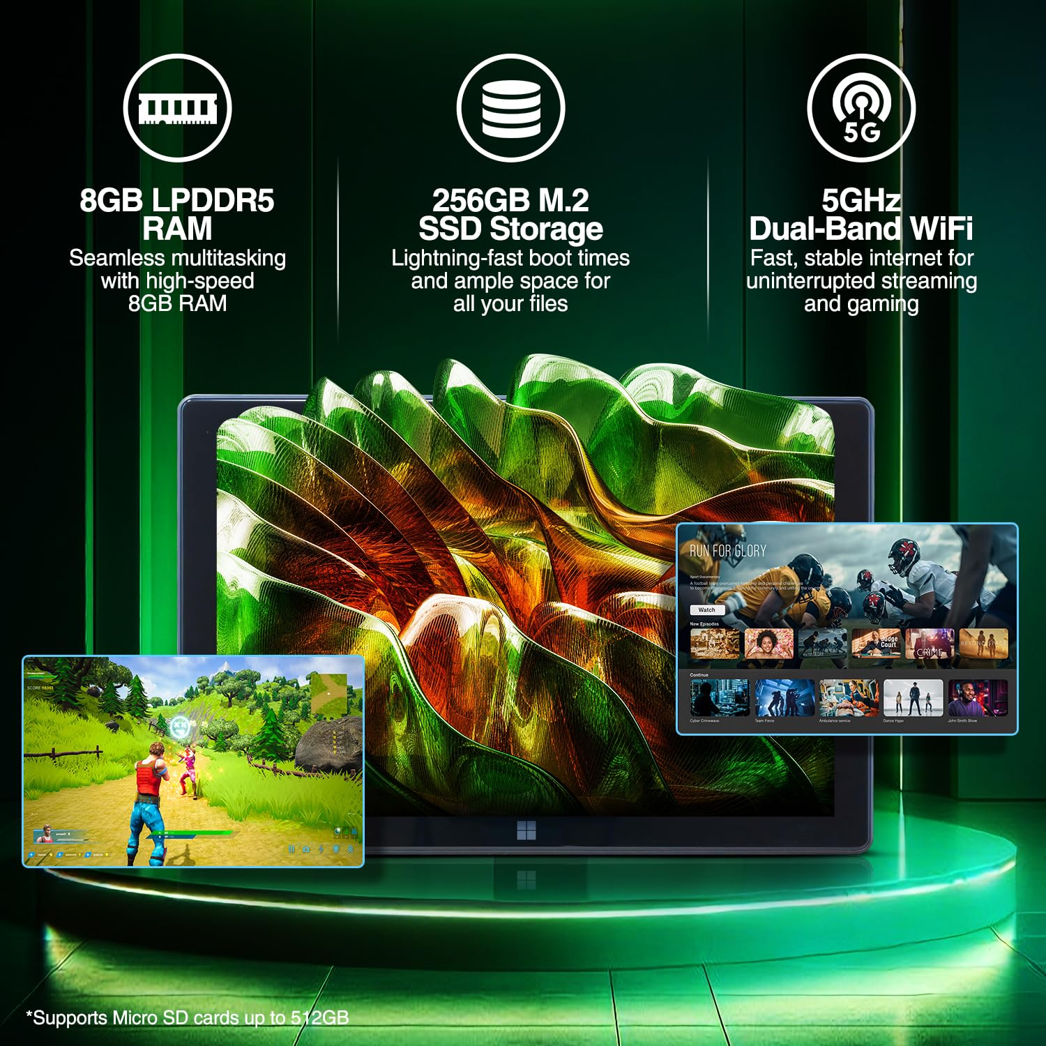 Foto 3 | Tablet Fusion5 232 Pro N5 10.1 Pulgadas Windows 11 8 Gb Ram 256 Gb Ssd - Venta Internacional.