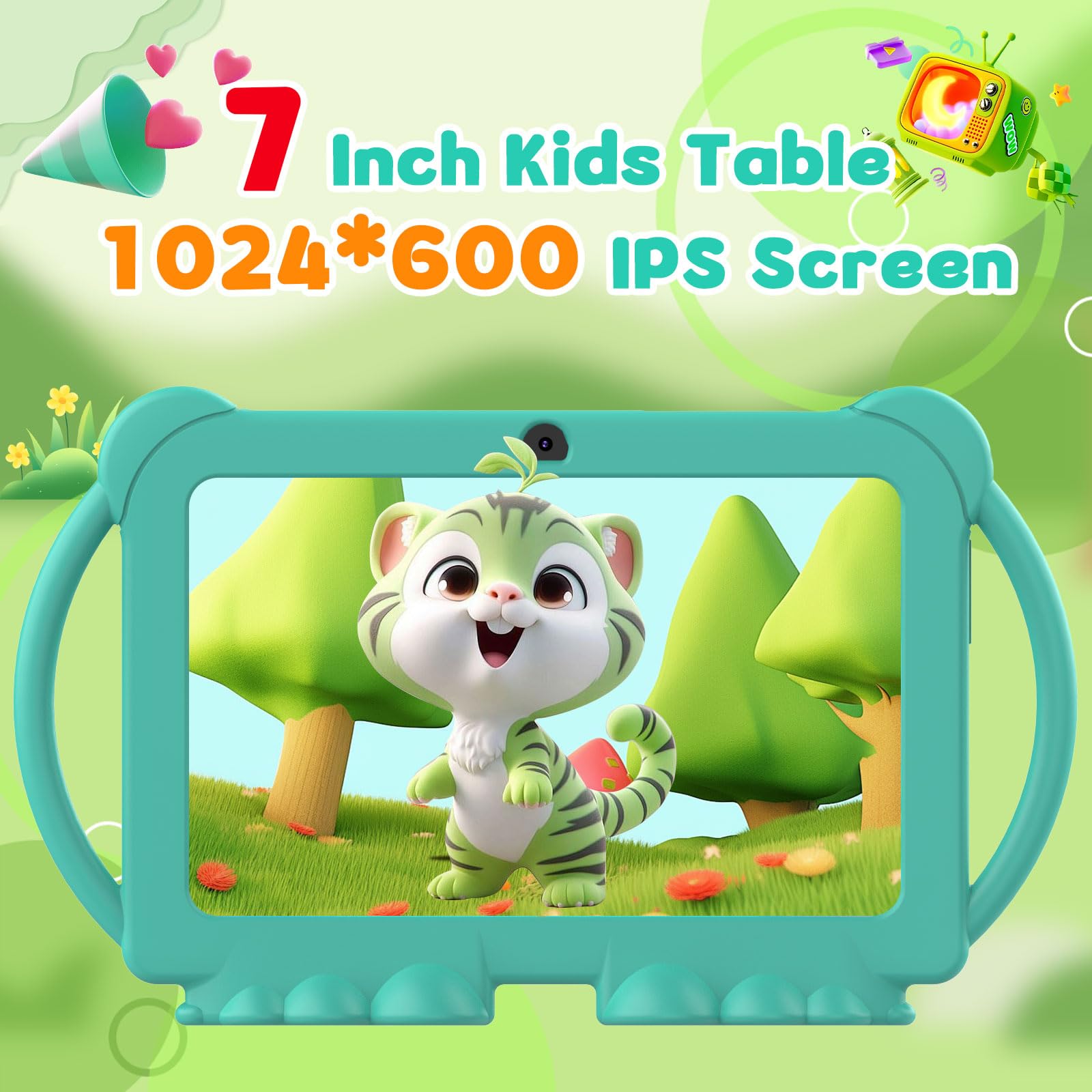 Foto 4 pulgar | Tableta Para Niños Zzb Android 12 De 7 Pulgadas  4 Gb De Ram  32 Gb De Rom - Venta Internacional.