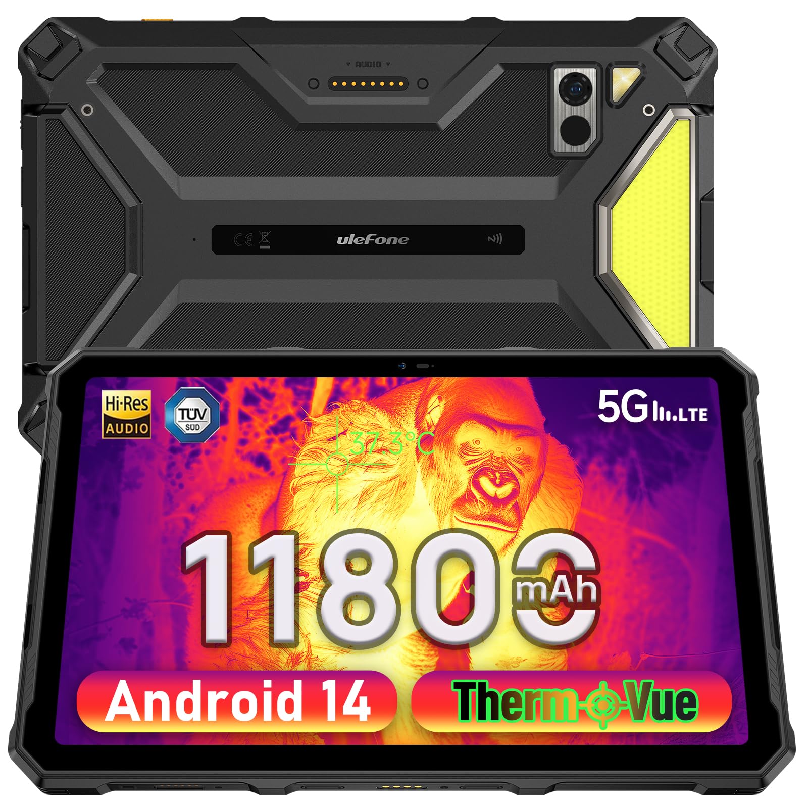 Tableta Robusta Ulefone Armor Pad 4 Ultra 5g 16 Gb + 256 Gb Android 14 - Venta Internacional.