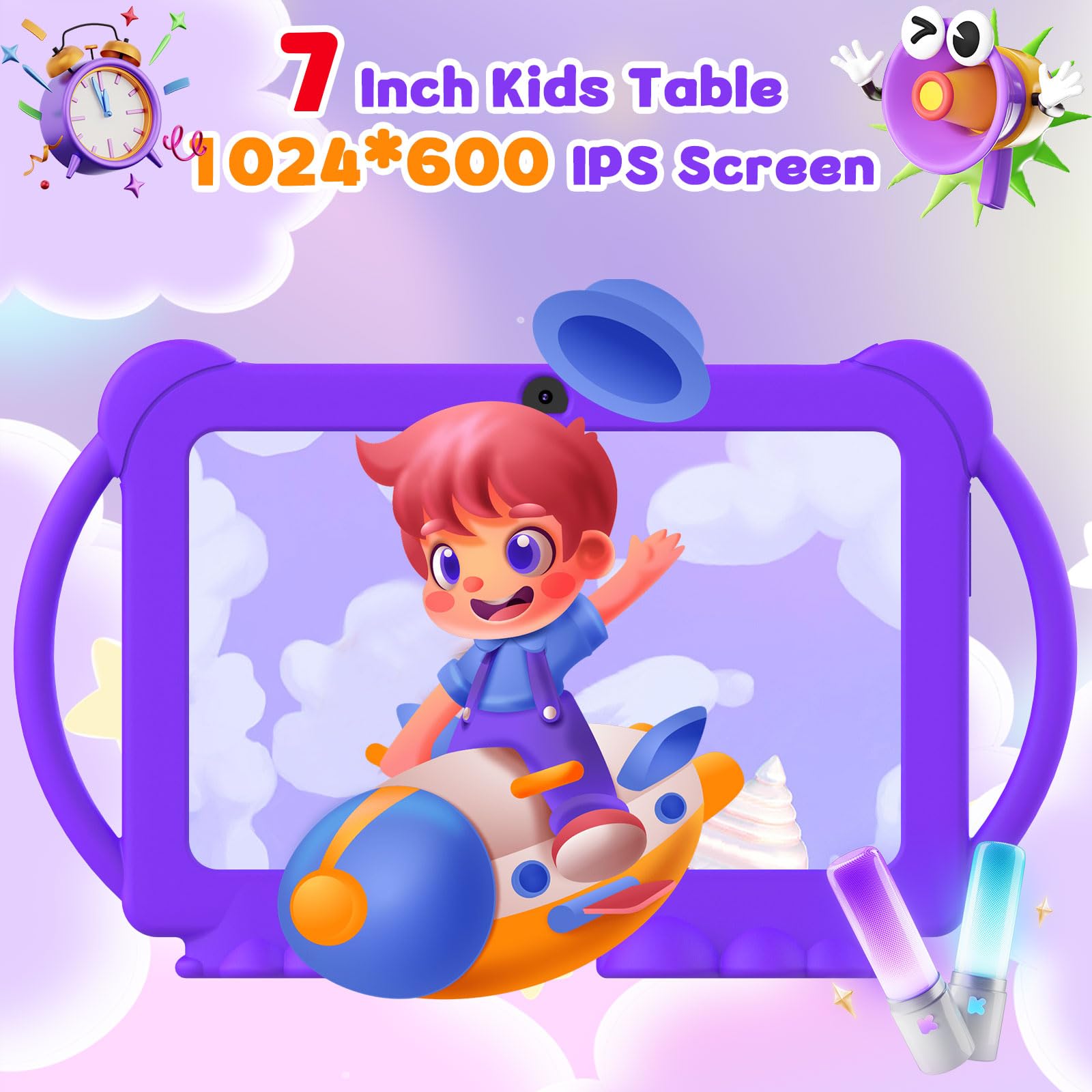 Foto 4 pulgar | Tablet Zzb Kids De 7 Pulgadas Con Android 12  4 Gb De Ram  32 Gb De Rom - Venta Internacional.