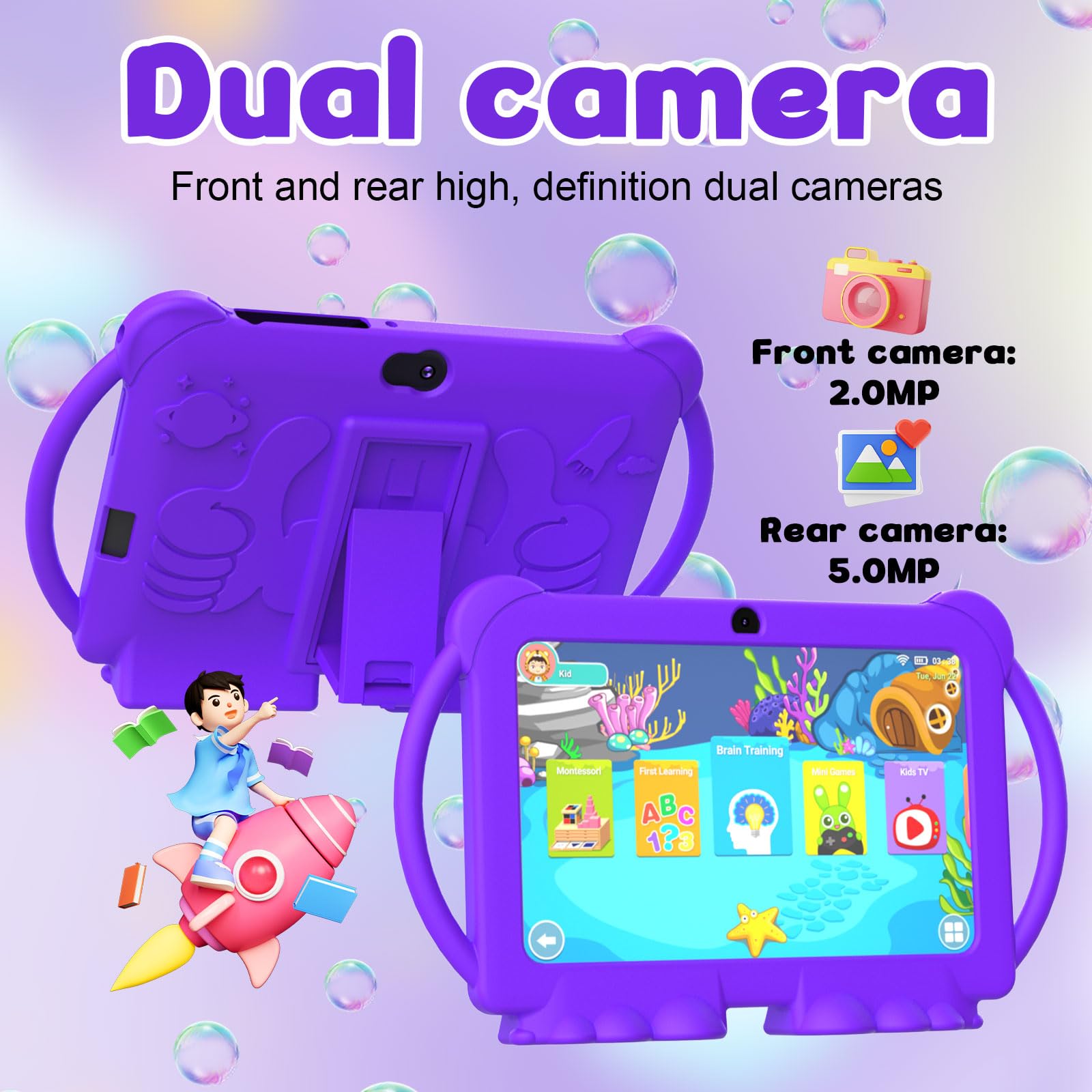 Foto 4 | Tablet Zzb Kids De 7 Pulgadas Con Android 12  4 Gb De Ram  32 Gb De Rom - Venta Internacional.