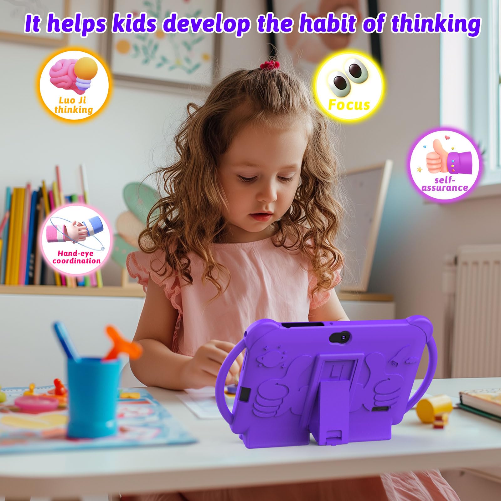 Foto 5 | Tablet Zzb Kids De 7 Pulgadas Con Android 12  4 Gb De Ram  32 Gb De Rom - Venta Internacional.