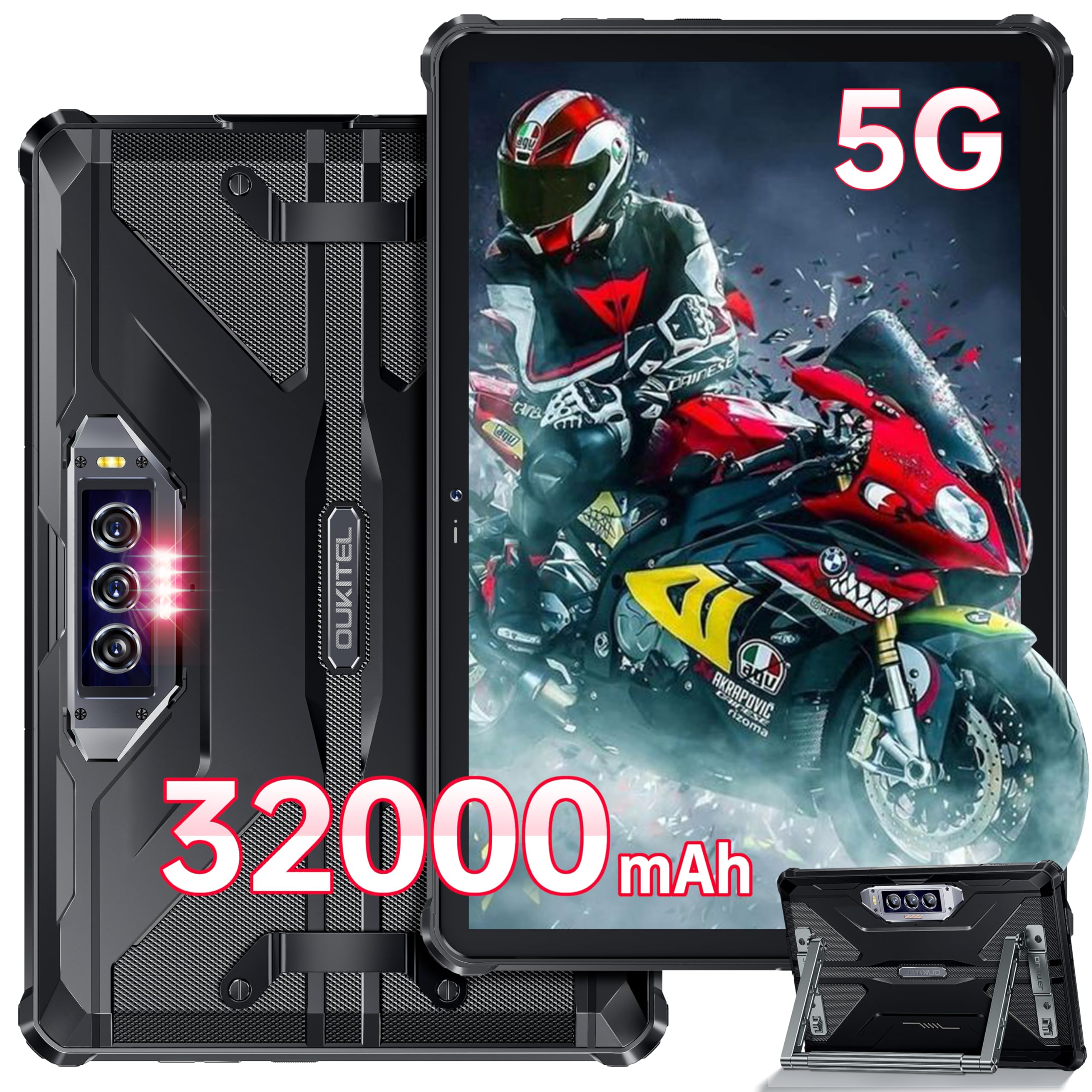 Tableta Oukitel Rt7 5g Robusta Android 13 De 24 Gb+256 Gb A Prueba De Agua - Venta Internacional.