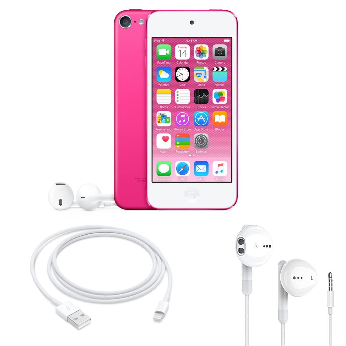 Reproductor Mp3 Apple Ipod Touch 6ª Generación 64 Gb Rosa + Auriculares - Venta Internacional.