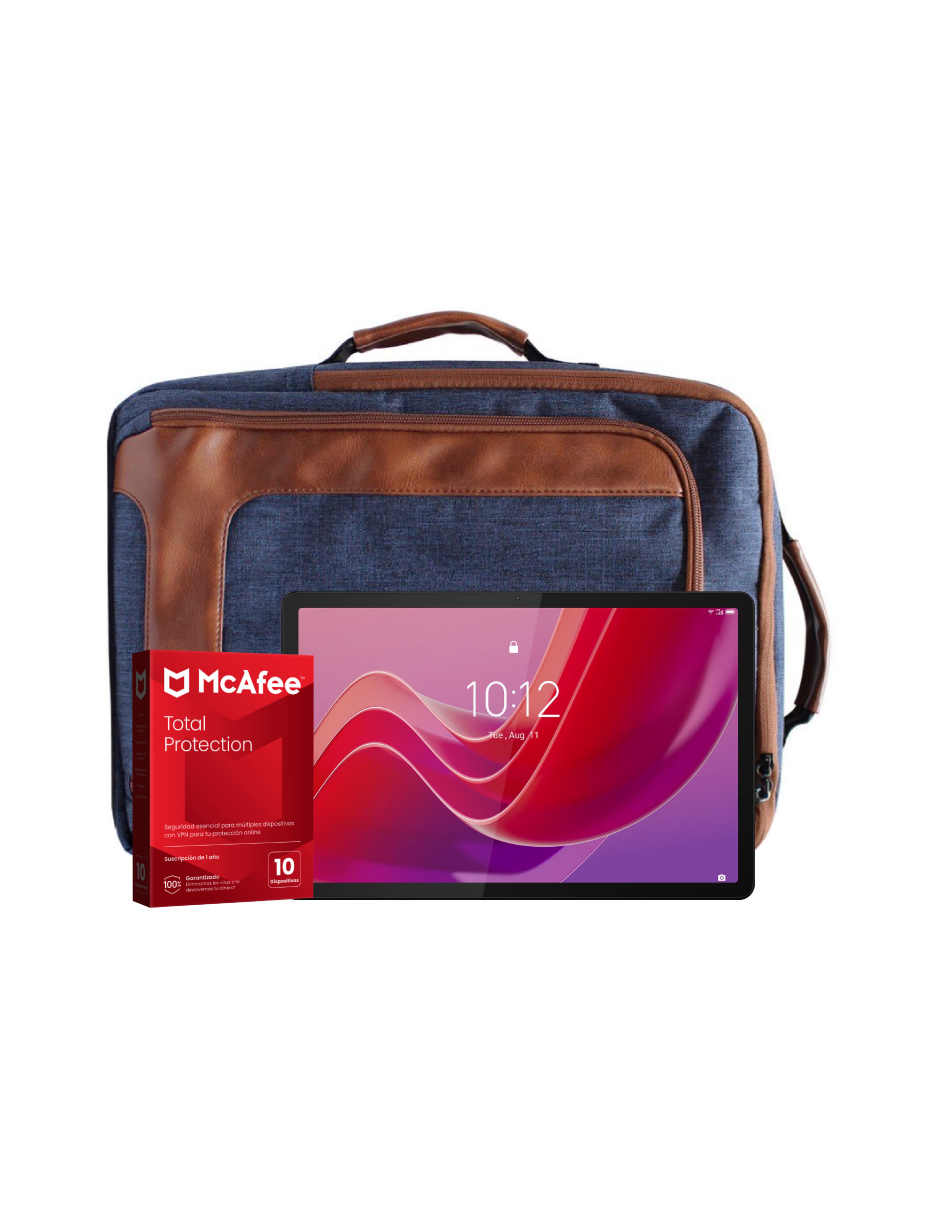 Foto 2 pulgar | Kit Tablet Lenovo M11 Helio G88 Ram 8gb Storage 128gb + Antivirus + Mochila