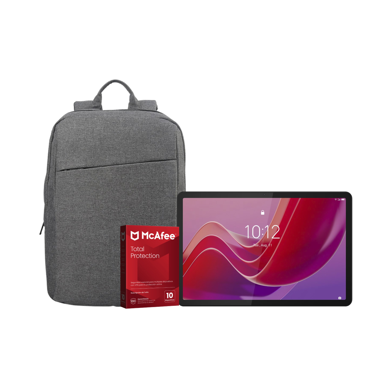 Foto 2 pulgar | Kit Tablet Lenovo M11 Helio G88 Ram 8gb Storage 128gb + Antivirus + Mochila Grey