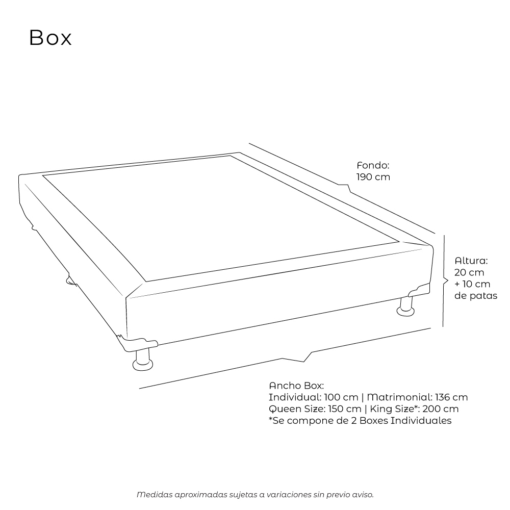 Foto 5 | Box Matrimonial Dicasa Quantum Gris