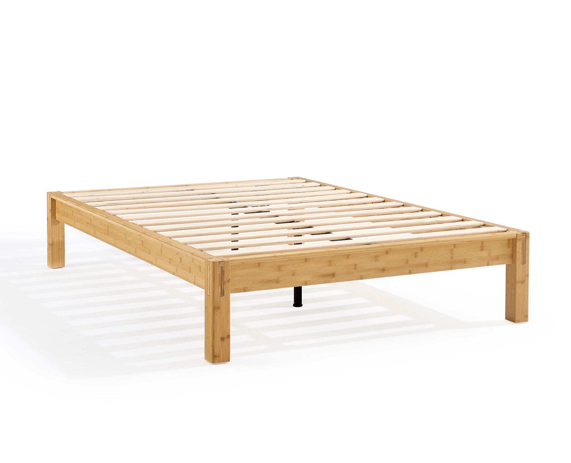 Base para Cama Luuna Individual Madera de Bambú Armable sin Herramientas