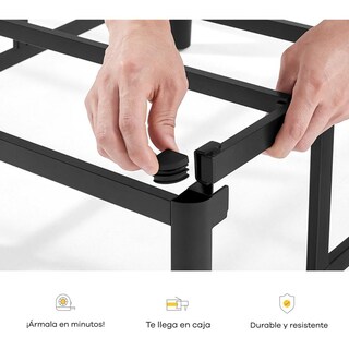 Foto 5 | Base de Cama de Metal Tipo Box con Funda Tamaño King