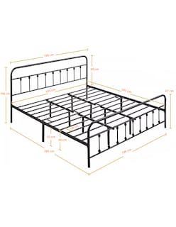 Foto 5 | Base De Cama Acero Reforzada King Size Diseño Elegante