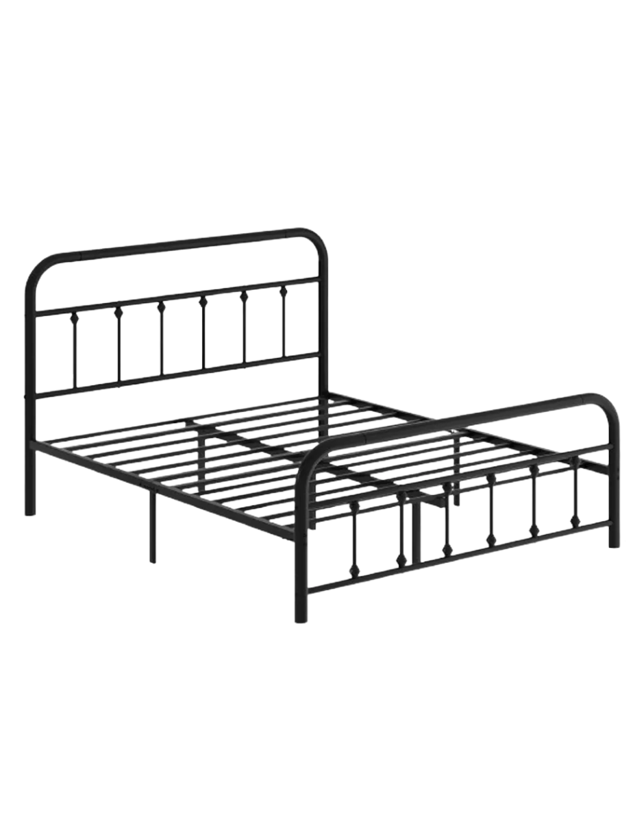 Foto 2 pulgar | Base De Cama Acero Reforzada Queen Size Diseño Elegante