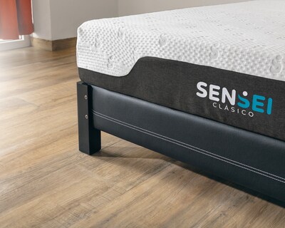 Foto 3 | Base de Cama Matrimonial Sensei Armable de Madera Vinipiel