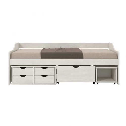 Cama con Cajones y Auxiliares Blanco