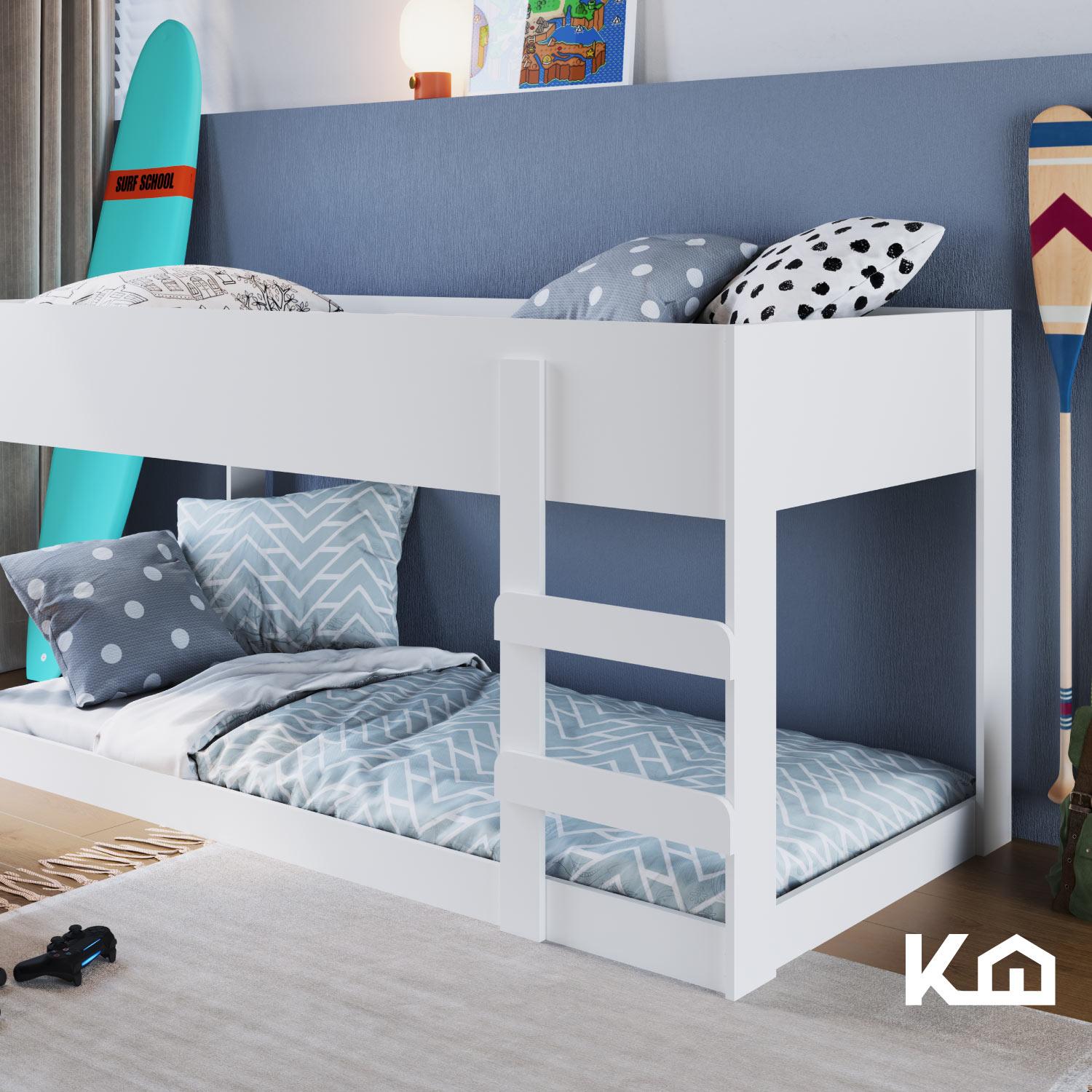 Foto 8 pulgar | Litera Doble KingsHouse KINGBUNK3 color Blanco Individual