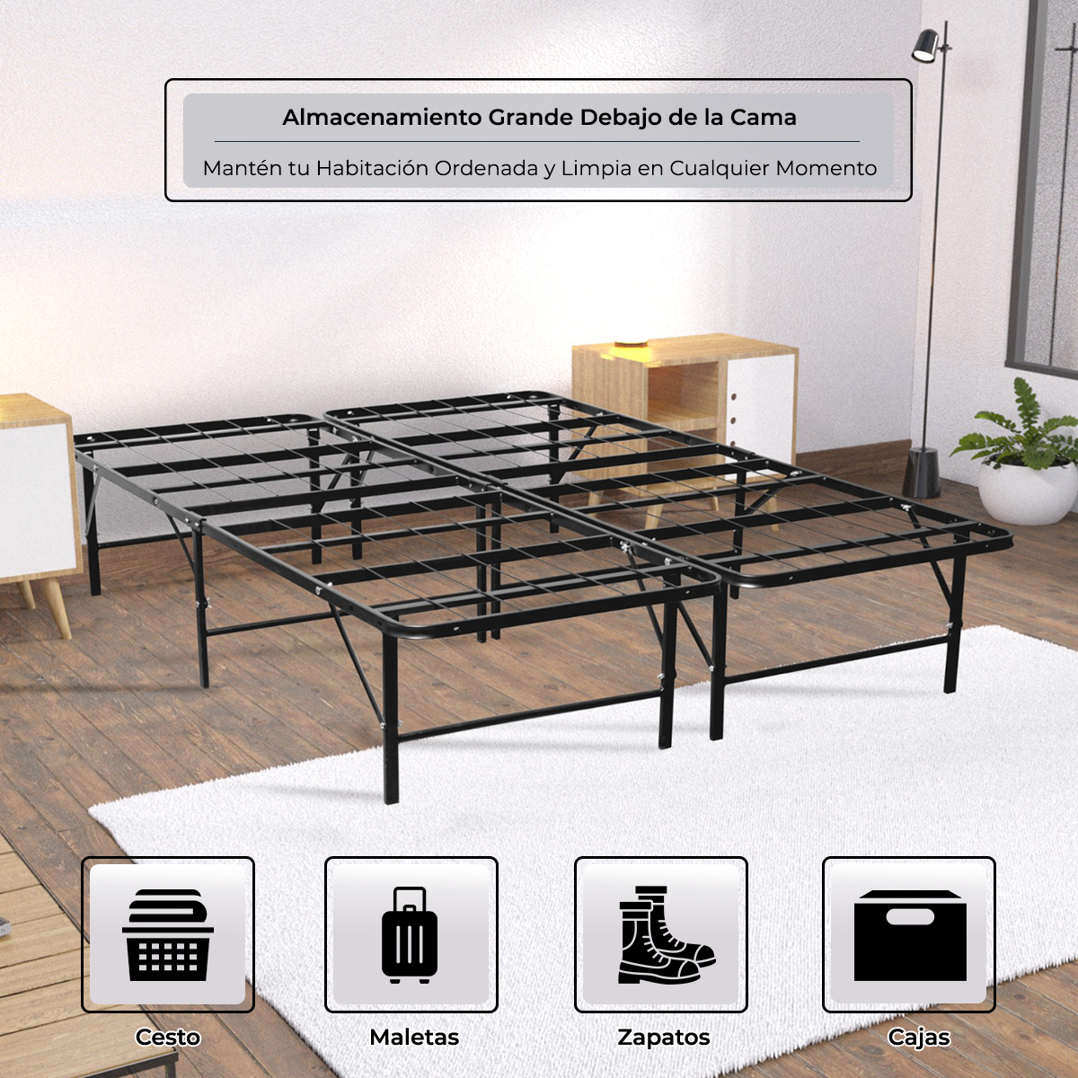Foto 3 pulgar | Cama Plegable Individual Atlas