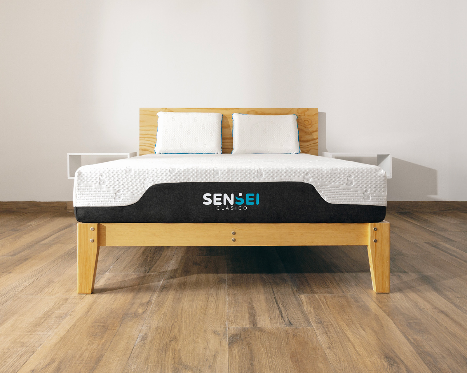 Foto 4 | Base de Cama King Size Sensei Armable de Madera Nigra