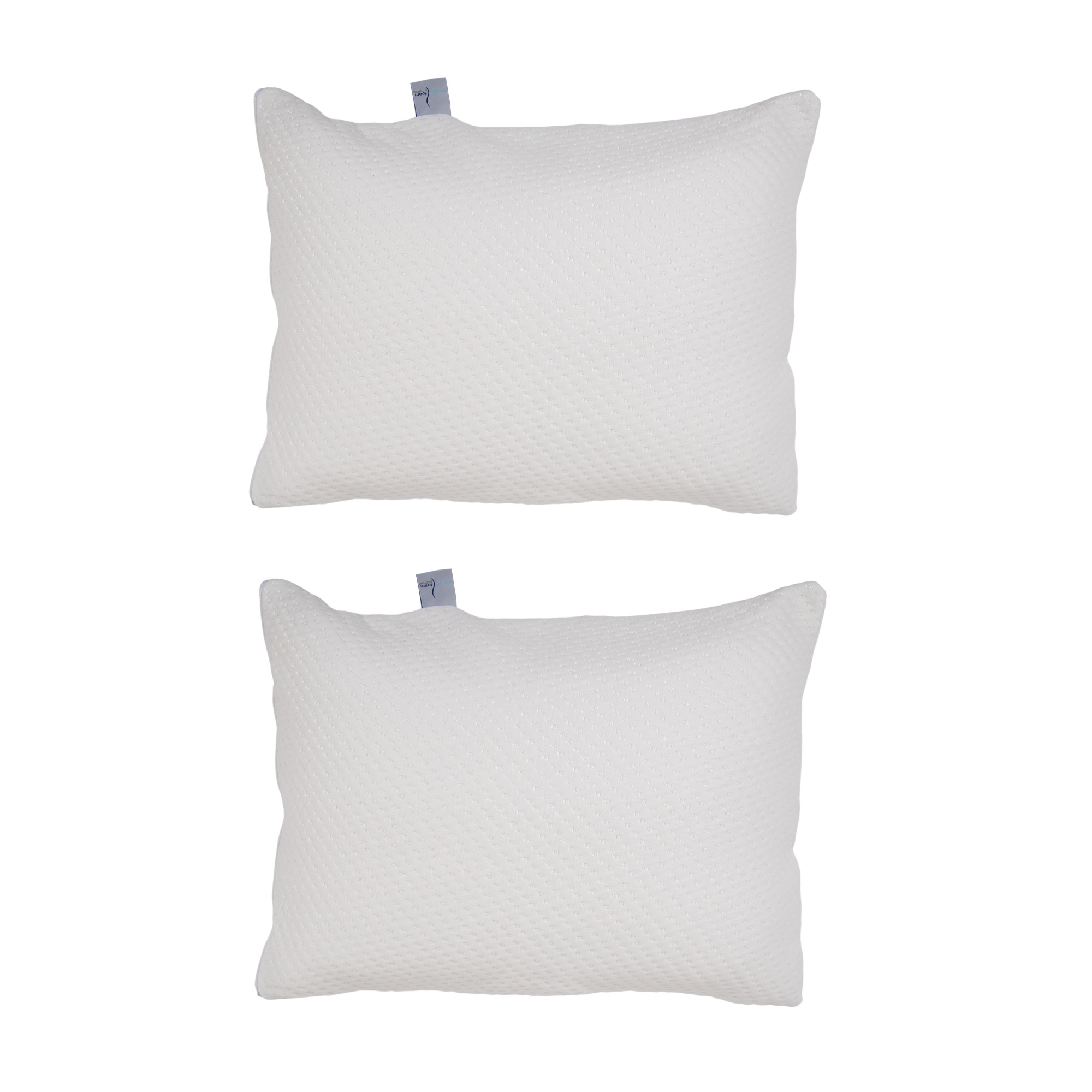 Two Pack Almohadas Makura King Size Paquete De Dos Almohadas Súper Suaves De Memory Foam Individuales Color Blanco