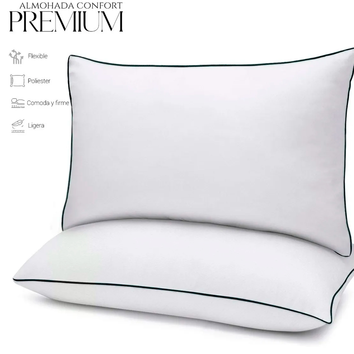 Foto 7 | Almohada Conford Premium Estándar Semi Firme