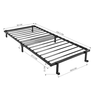 Foto 7 | Cama Base Lia Single Bk Homemake Negra