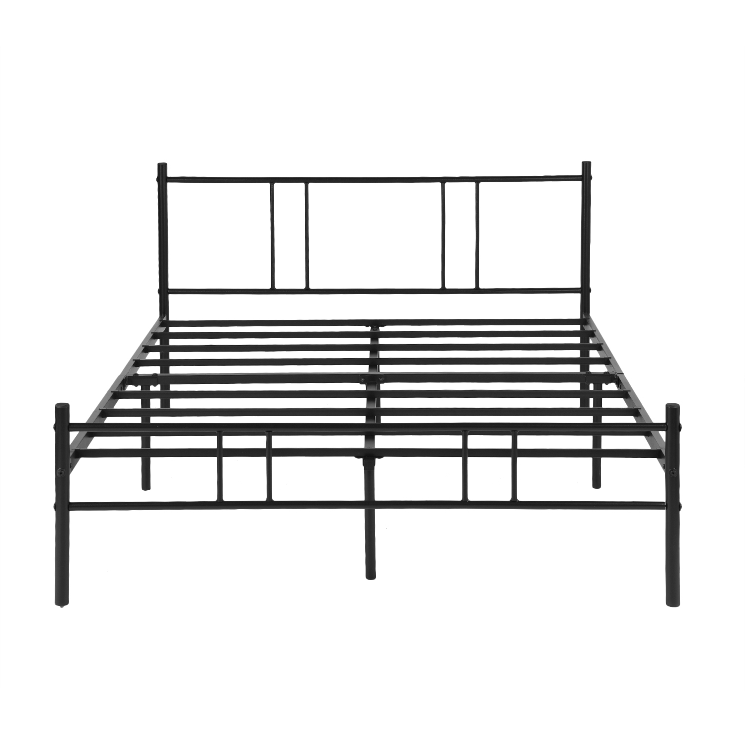 Foto 2 pulgar | Cama de Bases Homemake Locarno Double Black B Negro 197 x 141 x 80.5 cm