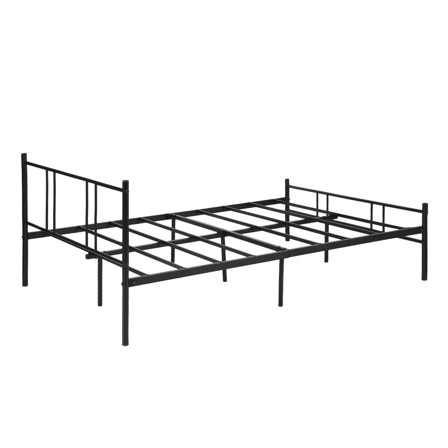 Foto 3 pulgar | Cama de Bases Homemake Locarno Double Black B Negro 197 x 141 x 80.5 cm