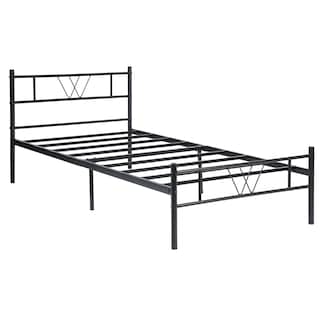 Foto 1 | Cama de Bases Koke Twin Black Homemake Negro 197 x 99 x 80 cm