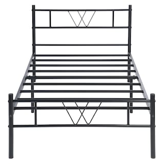 Foto 2 | Cama de Bases Koke Twin Black Homemake Negro 197 x 99 x 80 cm