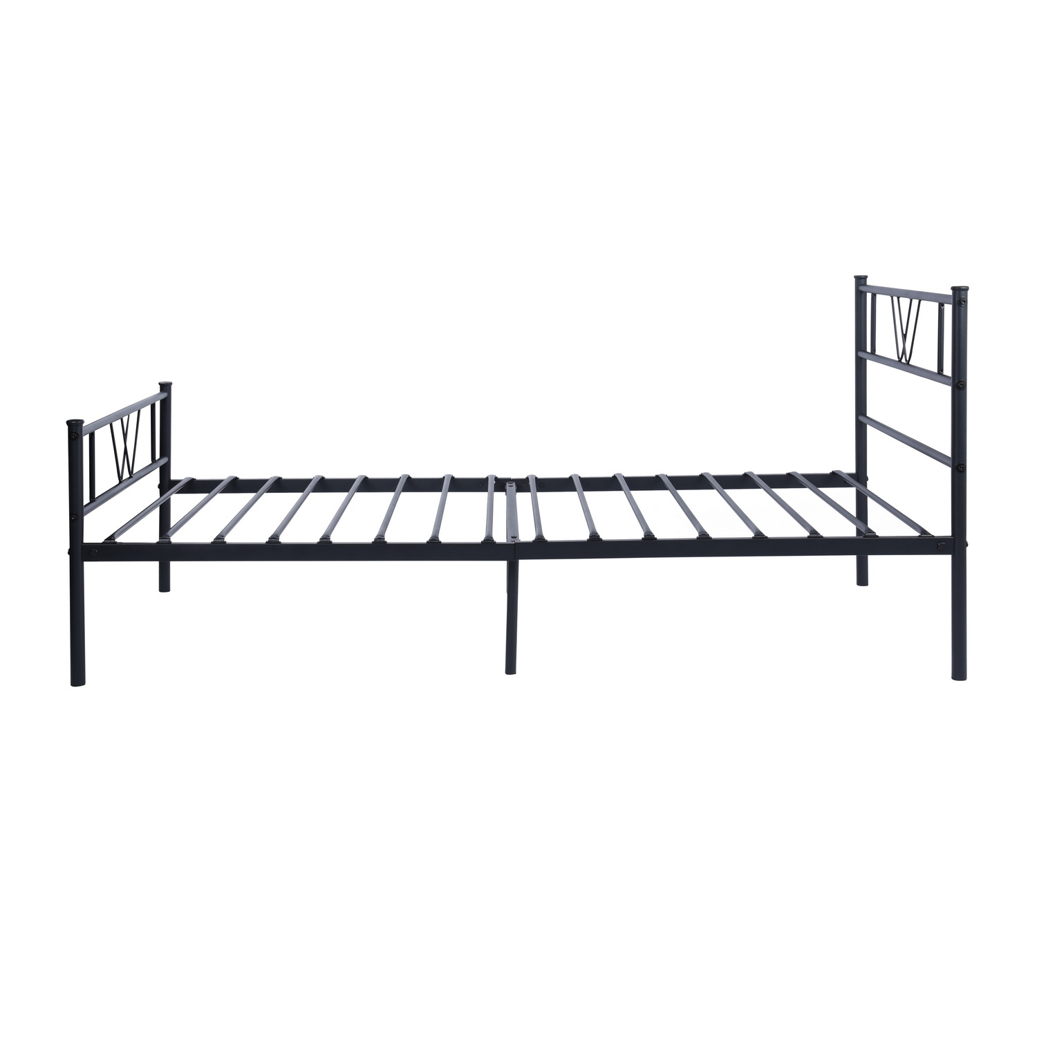 Foto 4 pulgar | Cama de Bases Koke Twin Black Homemake Negro 197 x 99 x 80 cm