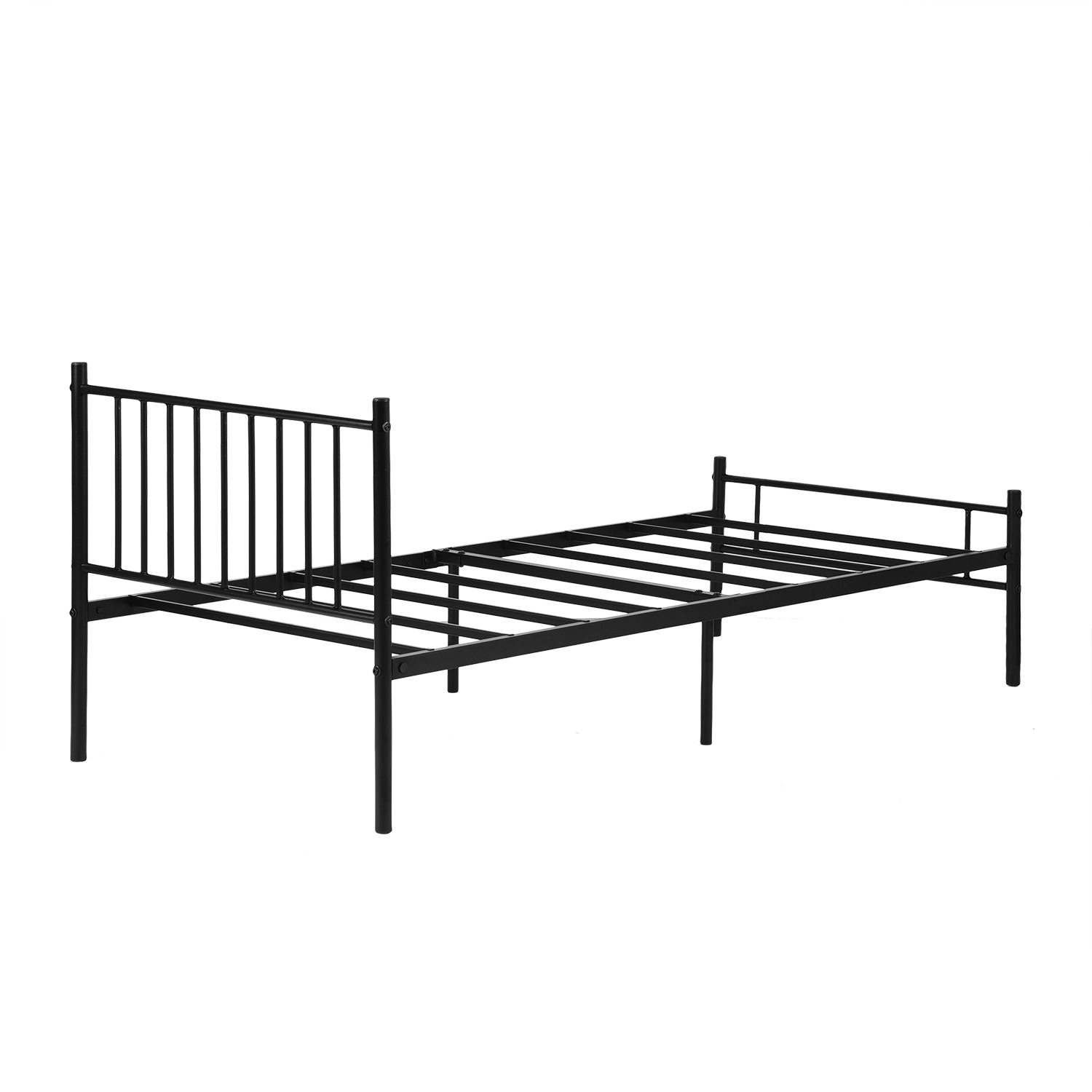 Foto 5 pulgar | Cama de Bases Homemake  Kessie Twin Black C Negro 197 x 99 x 80 cm