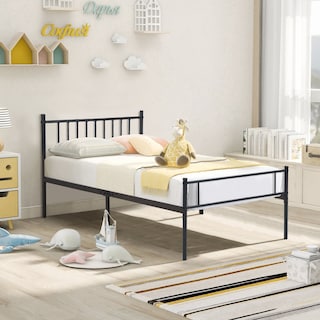 Foto 6 | Cama de Bases Homemake Kessie Twin Black C Negro 197 x 99 x 80 cm