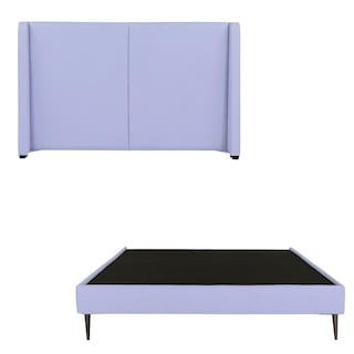 Foto 1 | Cabecera Milan + Base Cama Slim Individual Dicasa