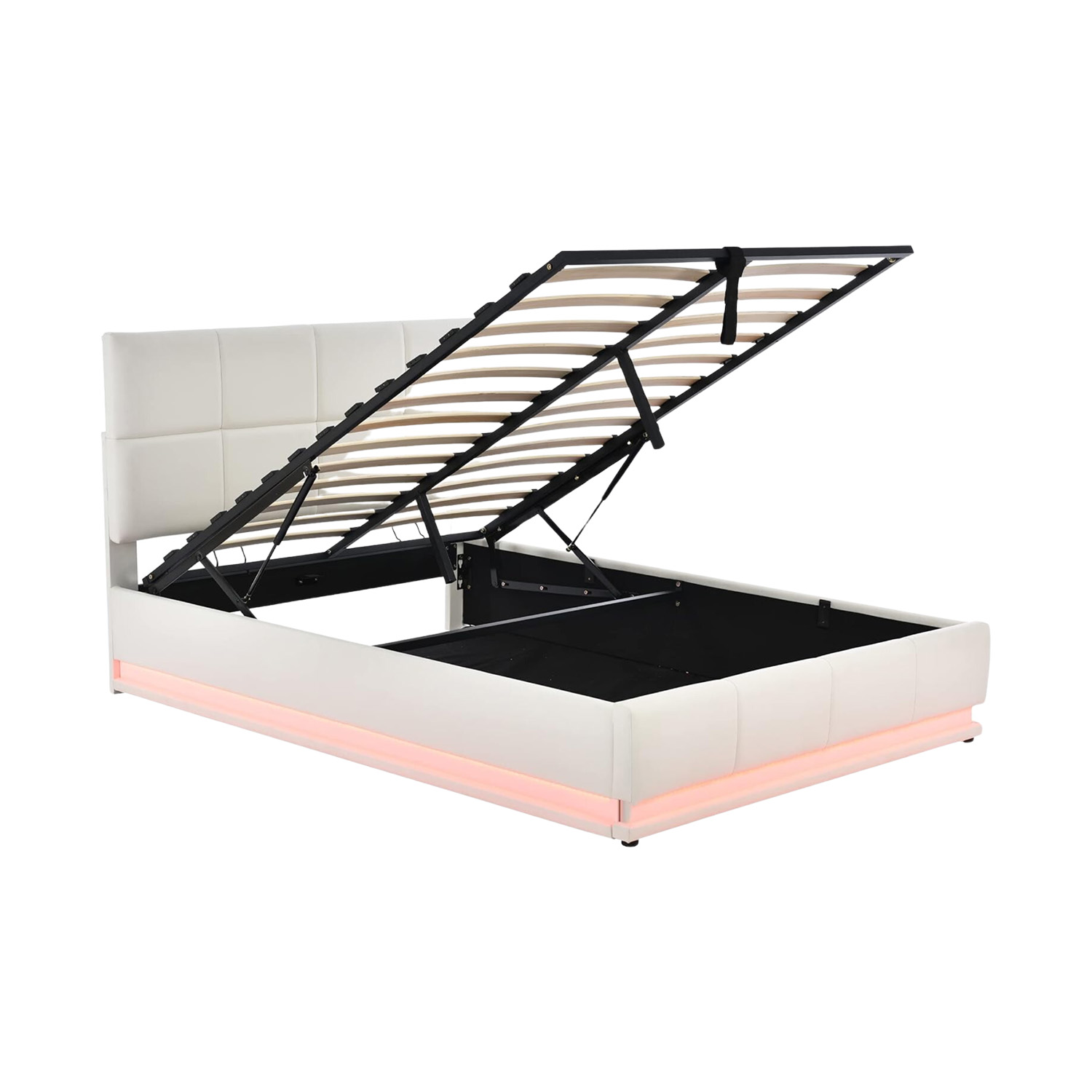 Foto 5 pulgar | Base para Cama King Size Bossa Kane con Luces Led y Almacenamiento