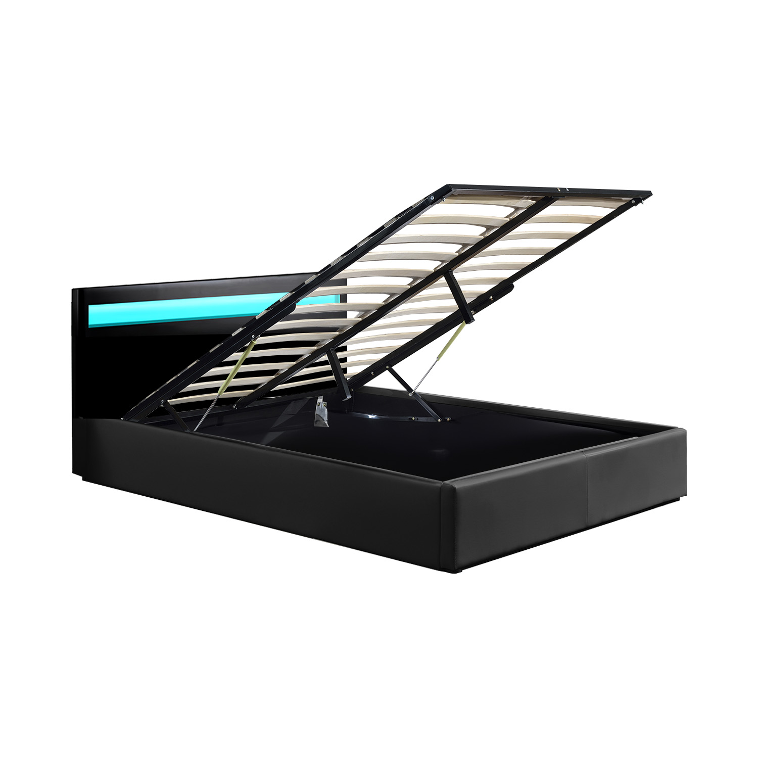 Foto 5 pulgar | Base para Cama King Size Bossa Galaxy con Luces Led/ Almacenamiento/ Bocina/ Bluetooth