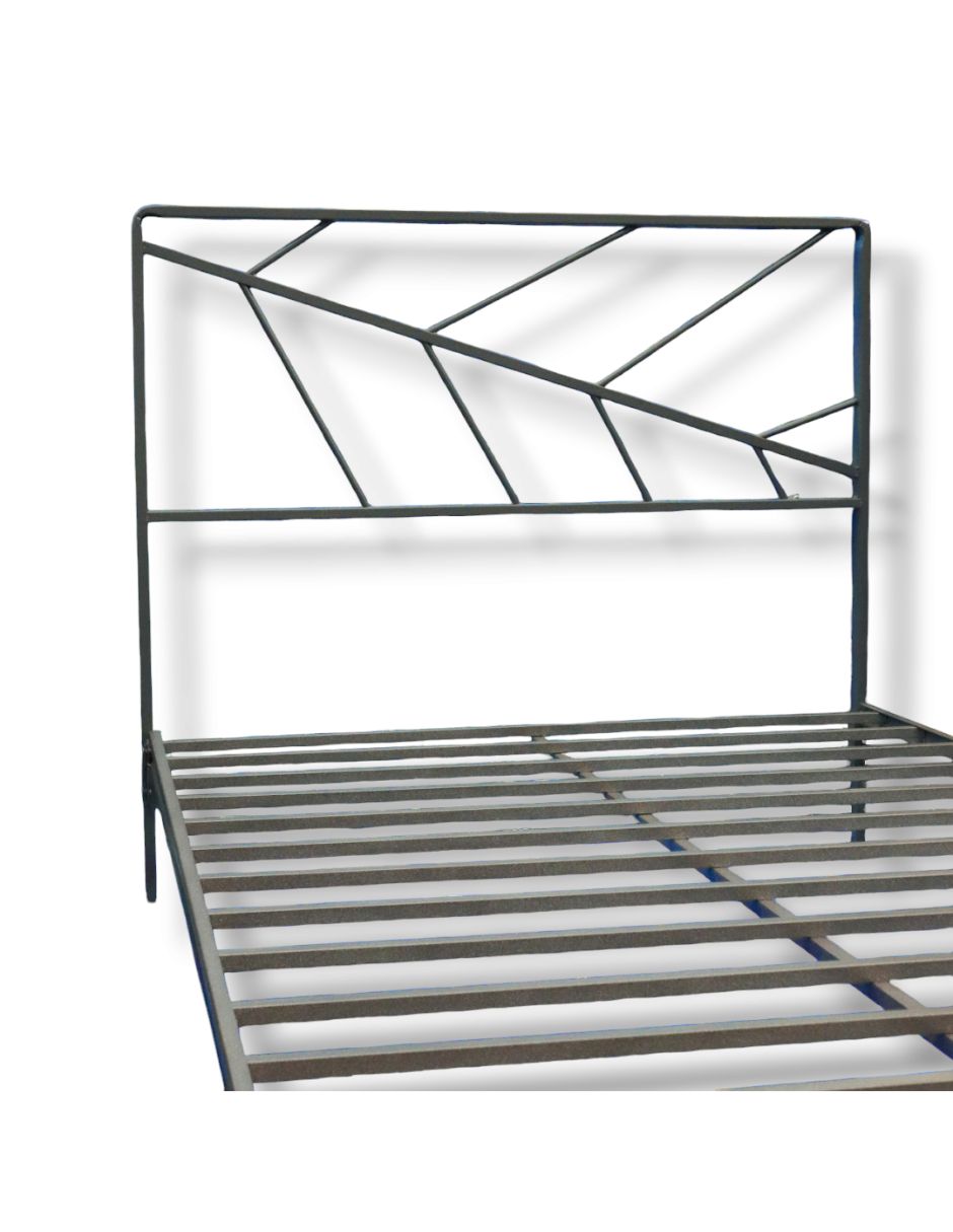 Foto 4 pulgar | Cama Jaco Gante Gris Oxford Individual